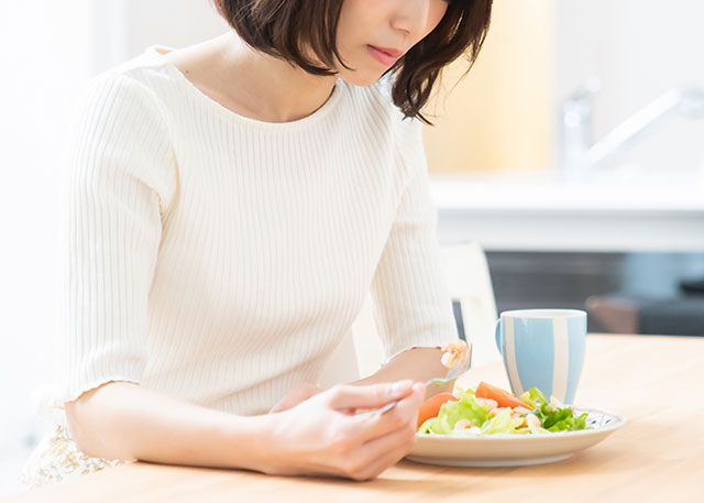 食欲不振のイメージ